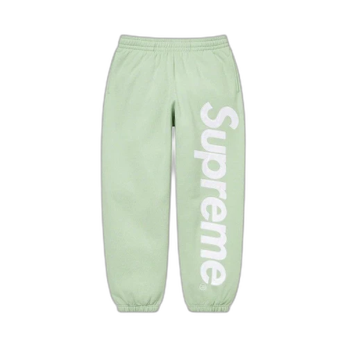 Supreme Satin Appliqué Sweatpant 'Mint'