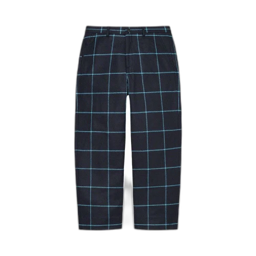 Supreme Windowpane Wool Trouser 'Blue'