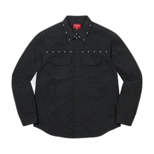 Supreme Studded Work Shirt 'Black'