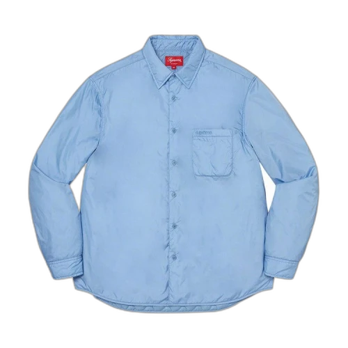 Supreme Nylon Filled Shirt 'Slate Blue'