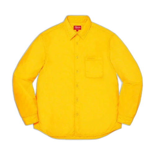 Supreme Nylon Filled Shirt 'Yellow'