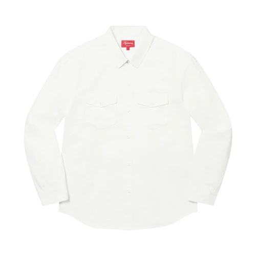 Supreme x Raymond Pettibon Work Shirt 'White'