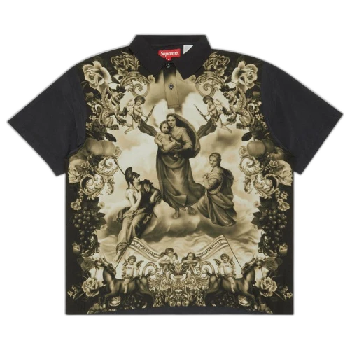 Supreme Heavenly Silk Polo 'Black'