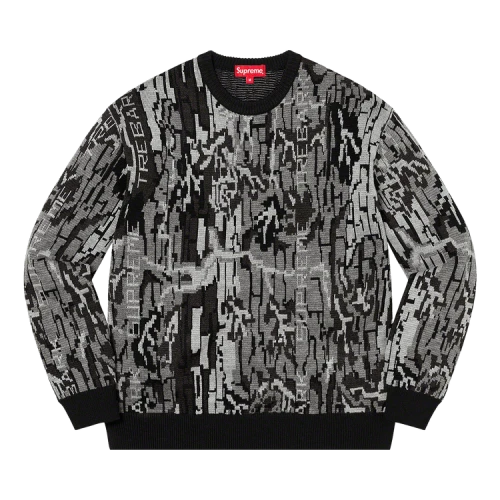 Supreme Trebark Camo Sweater 'Black'