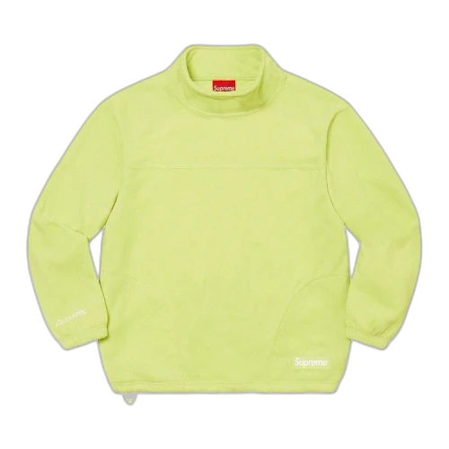 Supreme x Polartec Mock Neck Pullover 'Lime'