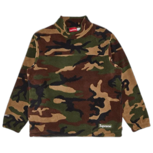 Supreme x Polartec Mock Neck Pullover 'Woodland Camo'