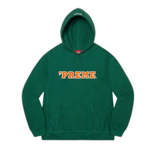 Supreme Preme Hooded Sweatshirt 'Dark Green'