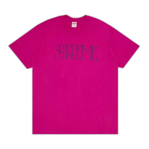 Supreme Trademark Tee 'Magenta'