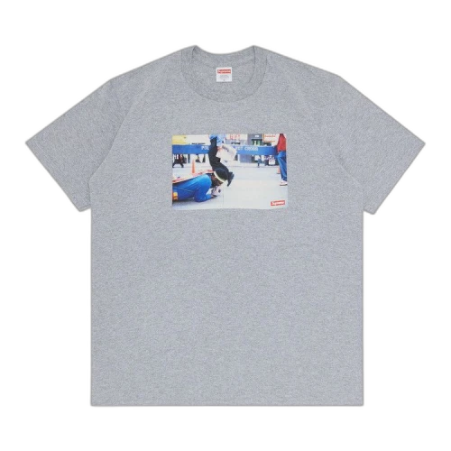 Supreme x Pope.L Training Crawl Tee 'Heather Grey'