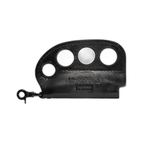 Supreme x blackmeans Leather Lighter Case 'Black'