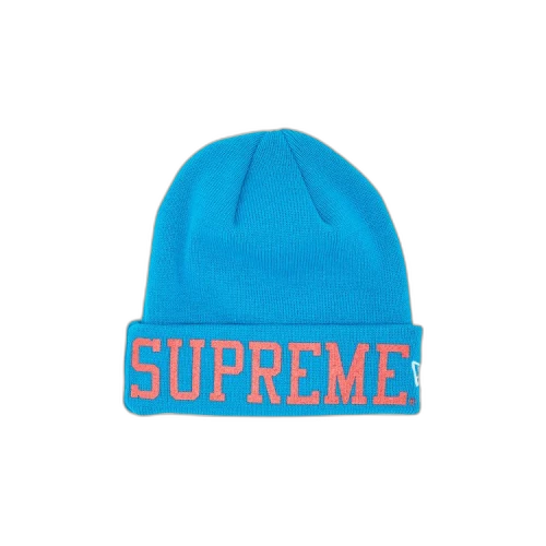 Supreme x New Era Varsity Beanie 'Slate'