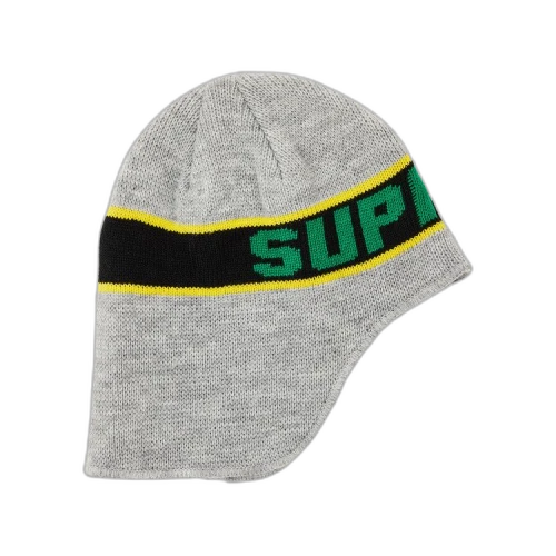 Supreme Earflap Beanie 'Heather Grey'