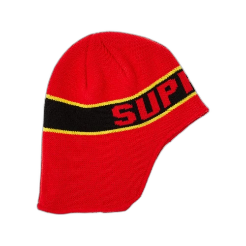 Supreme Earflap Beanie 'Red'