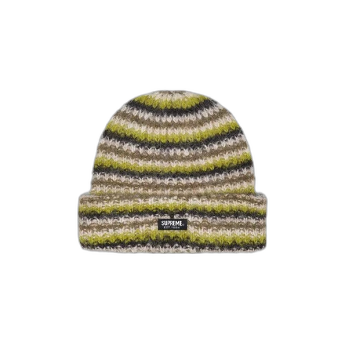 Supreme Loose Stripe Beanie 'Olive'