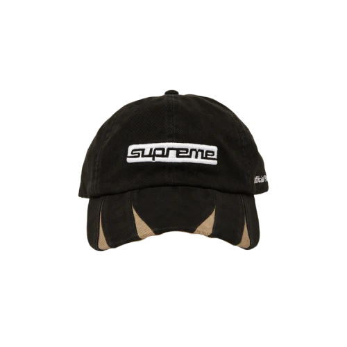 Supreme Jagged Visor 6-Panel 'Black'