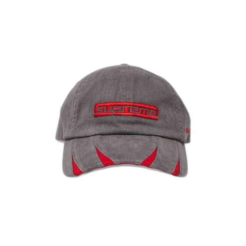 Supreme Jagged Visor 6-Panel 'Grey'