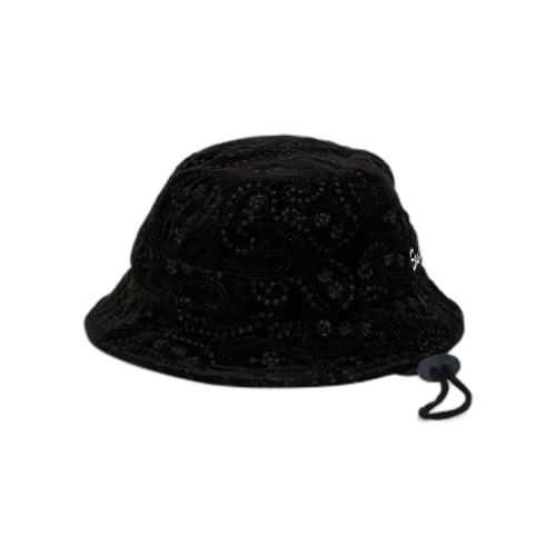 Supreme Velvet Paisley Boonie 'Black'