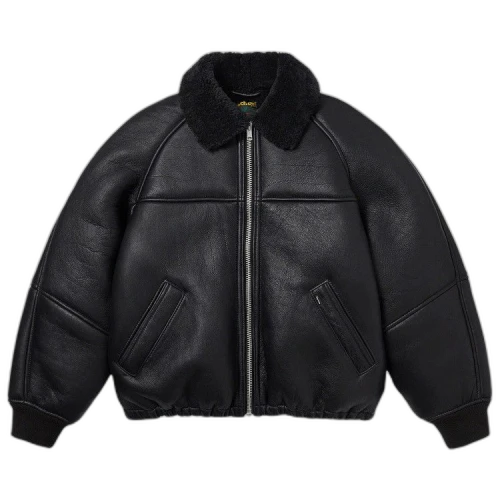 Supreme x Schott Shearling Bomber Jacket 'Black'