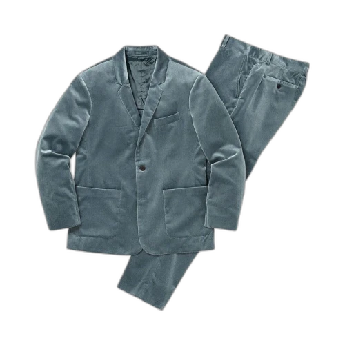 Supreme Velvet Suit 'Slate'
