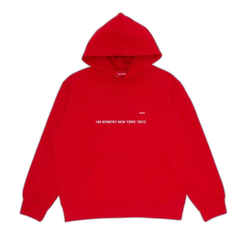 Supreme Shop Small Box Hooded Sweatshirt - New York 'Red'