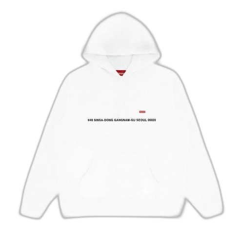 Supreme Shop Small Box Hooded Sweatshirt - Seoul 'White'