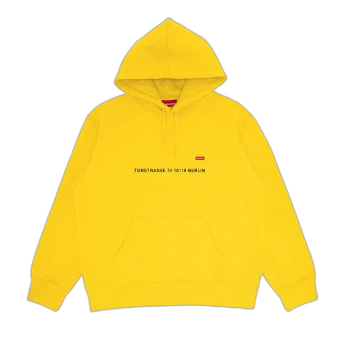 Supreme Shop Small Box Hooded Sweatshirt - Berlin 'Yellow'