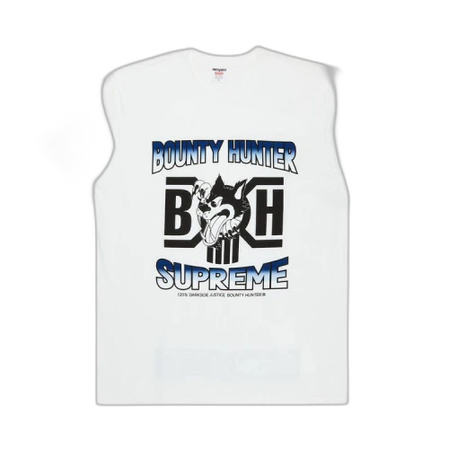Supreme x Bounty Hunter Wolf Tee 'White'