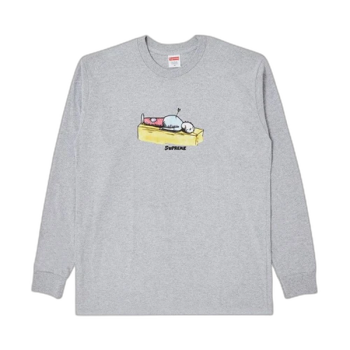 Supreme Neil Blender Arrow Long-Sleeve Tee 'Heather Grey'