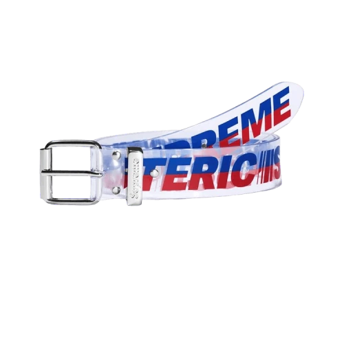 Supreme x HYSTERIC GLAMOUR Vinyl Belt 'Clear'