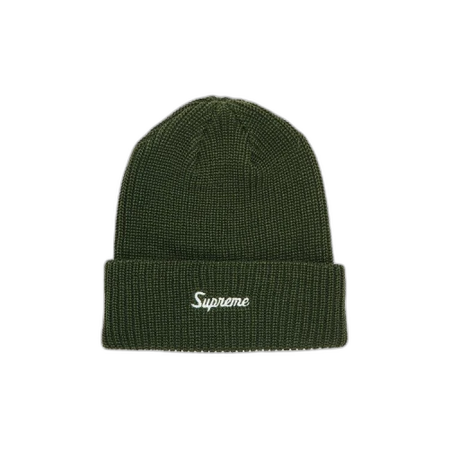 Supreme Loose Gauge Beanie 'Olive'