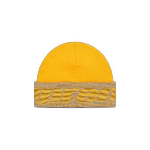 Supreme Reflective Jacquard Beanie 'Mustard'