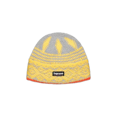 Supreme Diamond Beanie 'Grey'