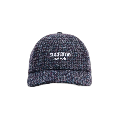 Supreme Harris Tweed 6-Panel 'Dark Blue'