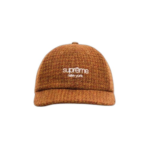 Supreme Harris Tweed 6-Panel 'Rust'