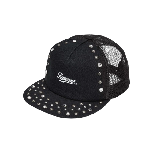 Supreme x b.b. Simon Studded Canvas 6-Panel 'Black'