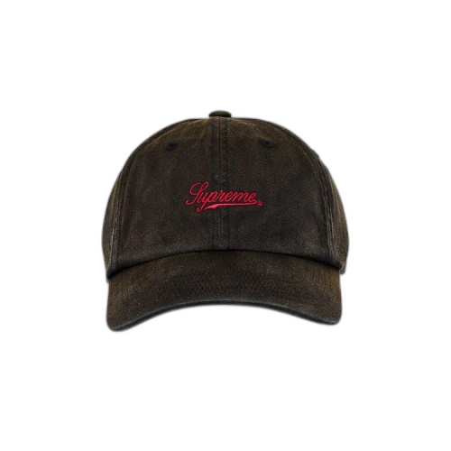 Supreme Bleached Chino 6-Panel 'Black'