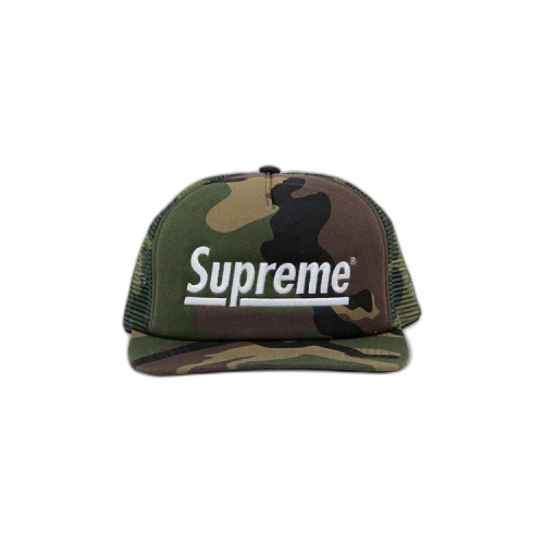 Supreme Underline Mesh Back 5-Panel 'Woodland Camo'