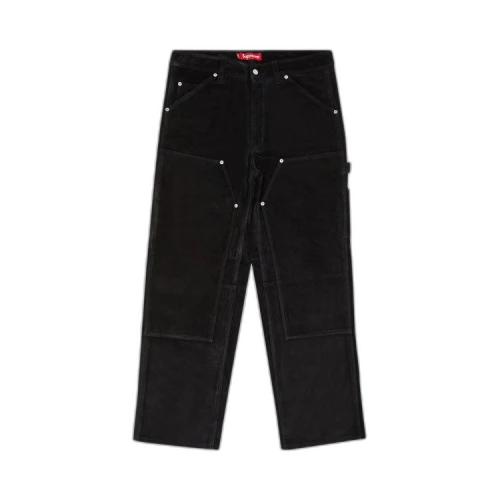 Supreme Suede Double Knee Painter Pant 'Black'