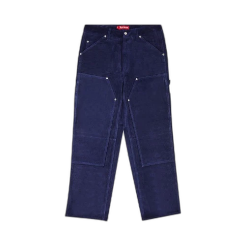 Supreme Suede Double Knee Painter Pant 'Blue'