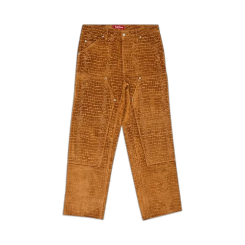 Supreme Suede Double Knee Painter Pant 'Croc'