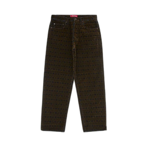 Supreme Flocked Loose Fit Jean 'Black'