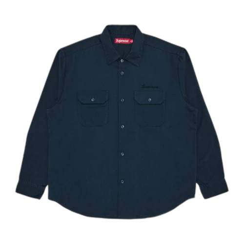 Supreme Snow White Work Shirt 'Light Navy'