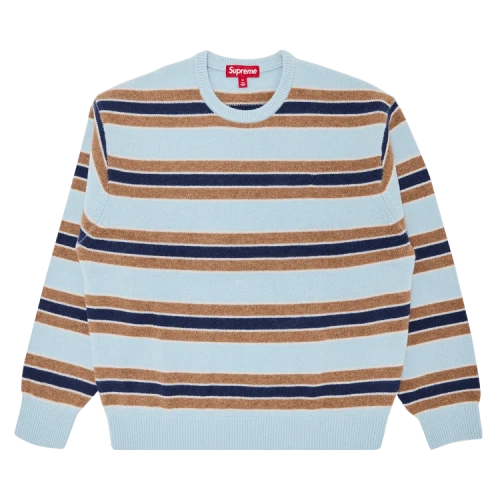 Supreme Cashmere Sweater 'Blue Stripe'