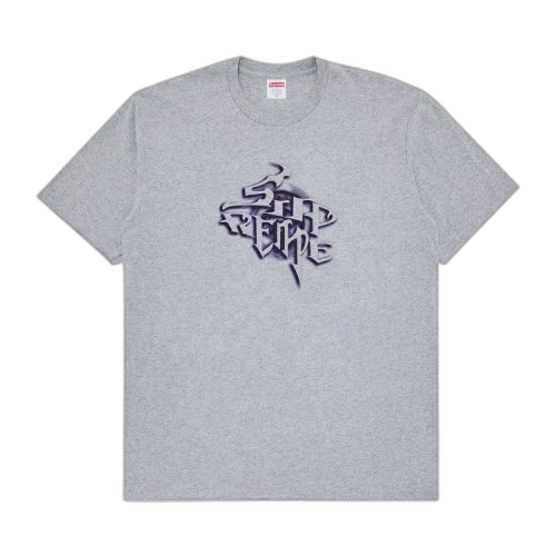 Supreme Smoke Tee 'Heather Grey'