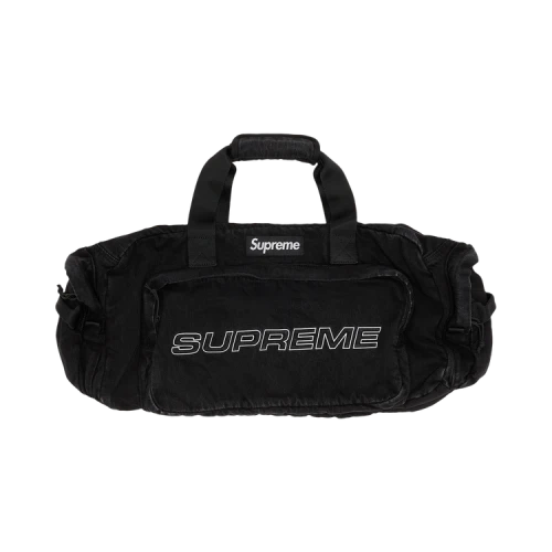 Supreme Denim Duffle Bag 'Black'