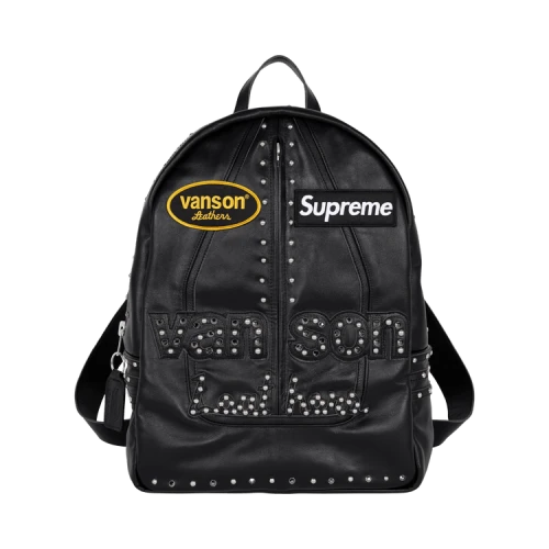 Supreme x Vanson Leathers x B.B. Simon Backpack 'Black'