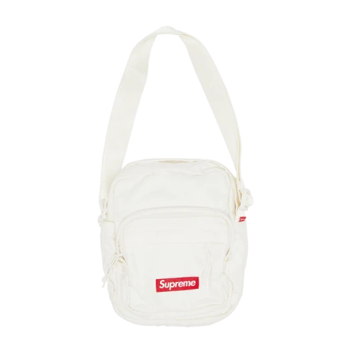 Supreme Denim Shoulder Bag 'White'