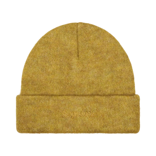 Supreme Mohair Beanie 'Mustard'