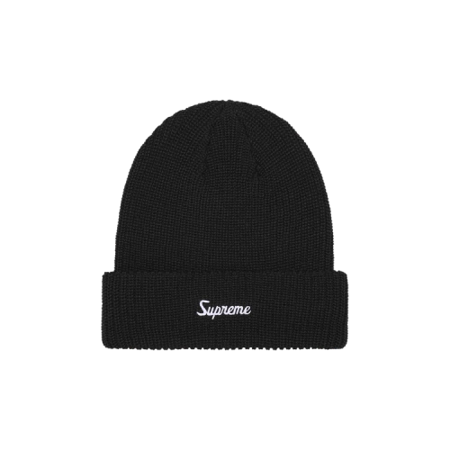 Supreme Loose Gauge Beanie 'Black'