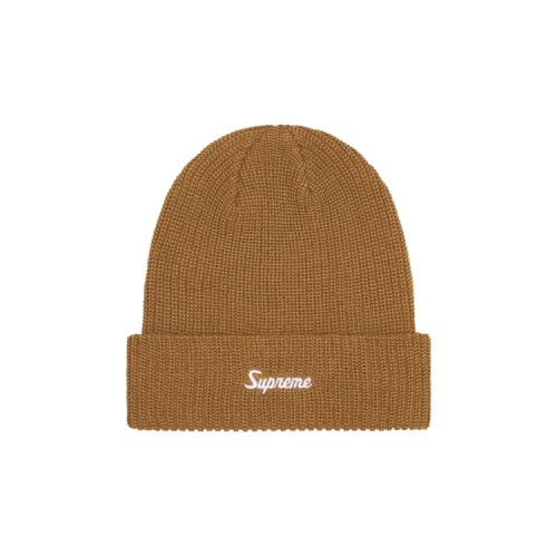 Supreme Loose Gauge Beanie 'Tan'
